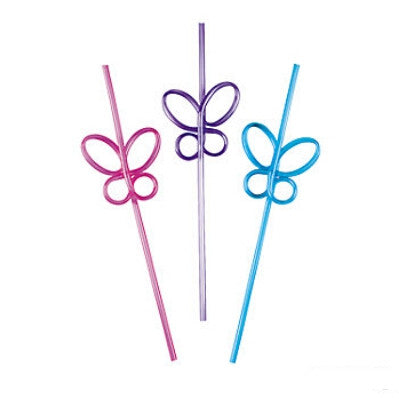 Butterfly on Pink GLASS STRAW - Custom Straws, Reusable Straws, Glass  Straws, Butterfly Straws, Pink Straws