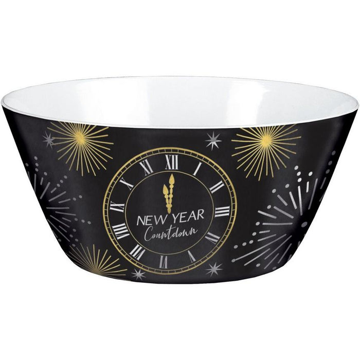 New Year's Countdown to New Year's Melamine Serving Bowl, 10" | 1 ct