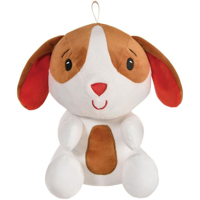 Valentine’s Day White & Brown Plush Puppy Balloon Weight, 5.9oz | 1ct