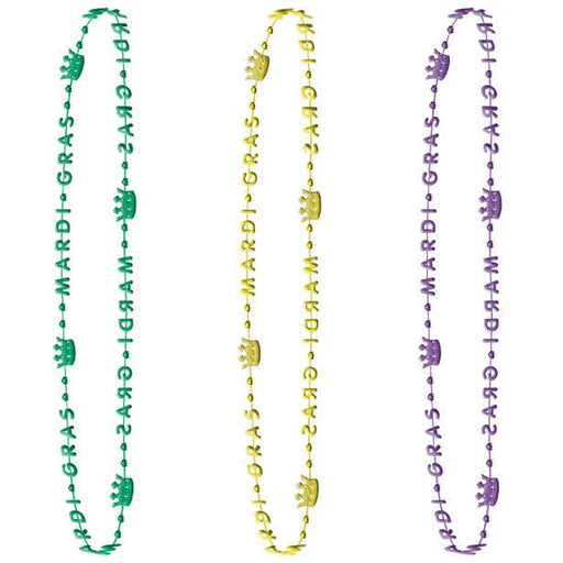 Mardi Gras Beads Green 1ct