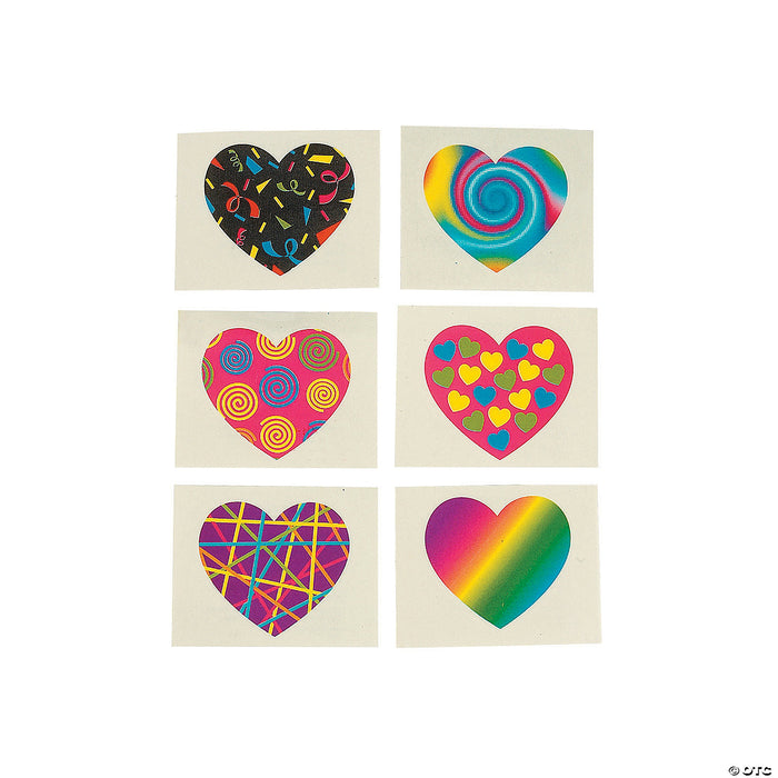 Funky Heart Tattoos | 36ct