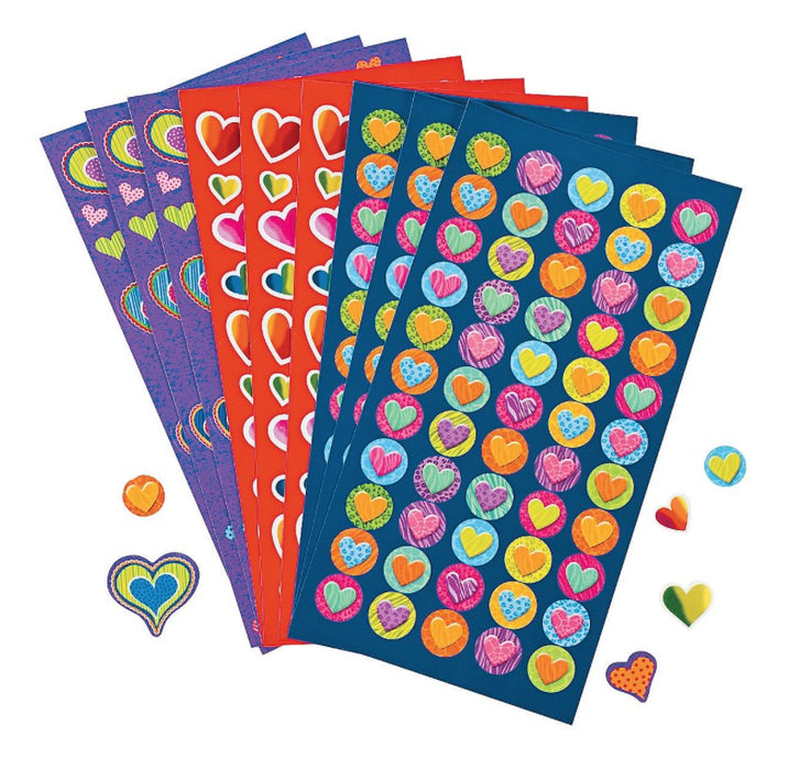 Valentine Heart Sticker Sheets | 12ct