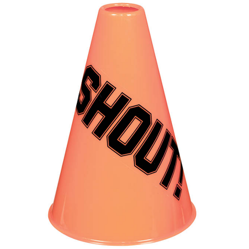 School Spirit Orange Megaphone