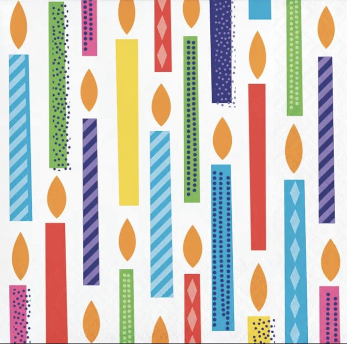 Bright Birthday Napkins 10" | 16ct