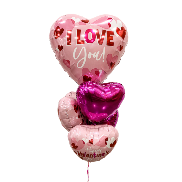 Valentine's Day I Love Your Playful Hearts Balloon Bouquet | 1 ct