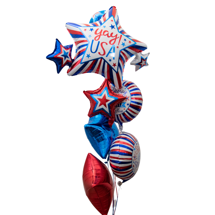 Patriotic USA Star Cluster Bouquet