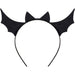 Halloween Bats and Boos Black Bat Headband