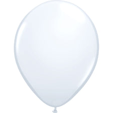 White, Latex Balloon With Helium and Hi-Float 11'' | 1 ct — Zurchers